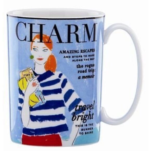 Lenox - Kate Spade Make Headlines Travel Bright Mug - Picture 1 of 1